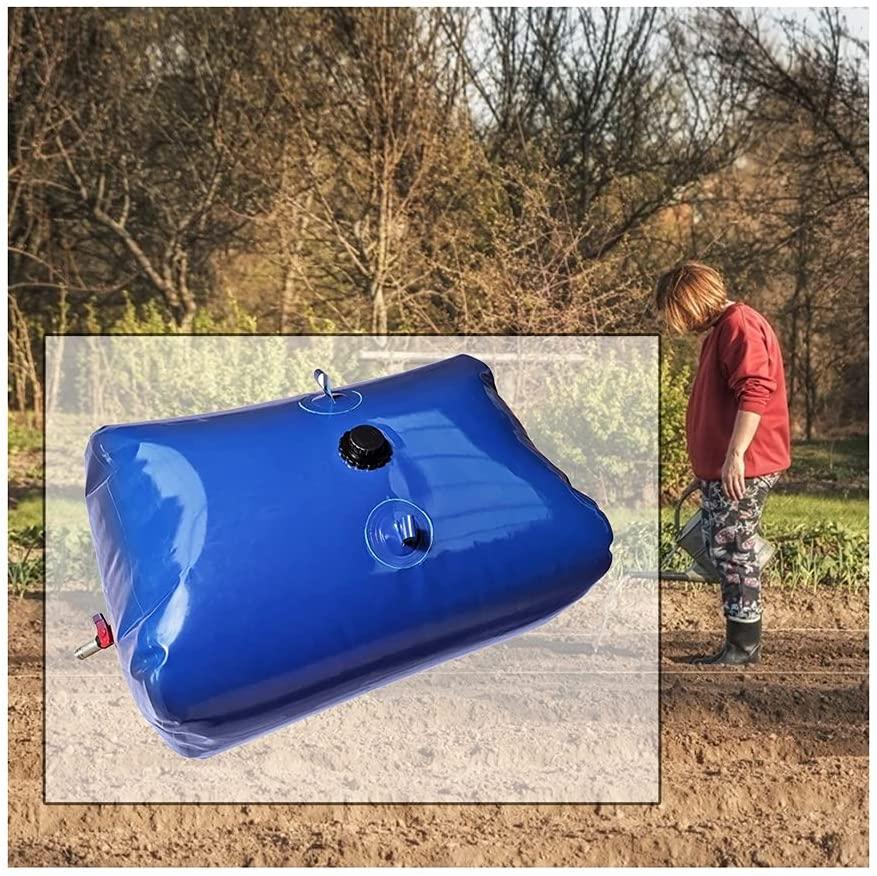 YJFENG Large Capacity Water Bladder, Garden & Farm Water Container Bag, Collapsible PVC Soft Water Carrier Tank, Emergency Compressive for Outdoor Horticultural Irrigation