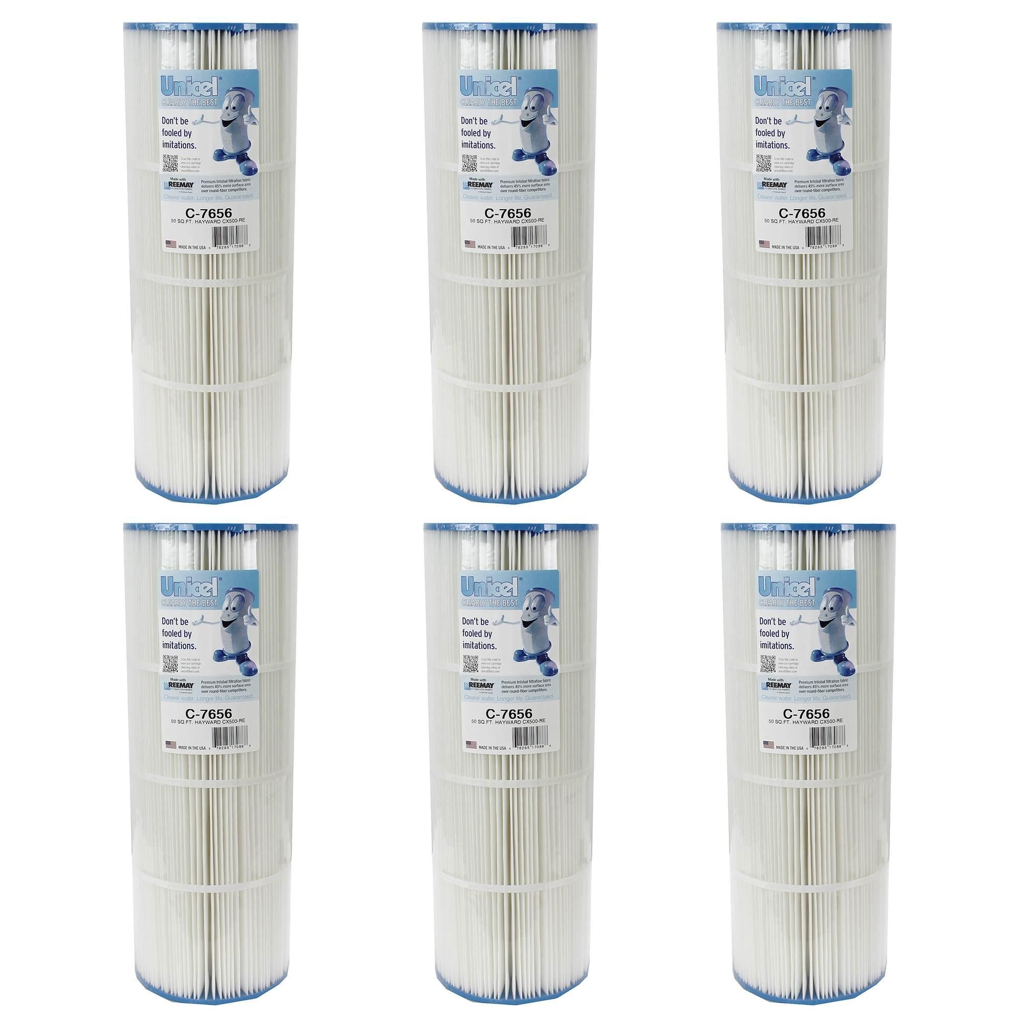 unicel c7656 cx500re star clear replacement swimming pool filter (6 pack)