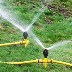 BBGS Garden Sprinkler with Tube - Automatic Lawn Water Sprinklers 360 Degree Rotating Sprinkler System for Garden, Yard and Kids Playing (Color : 3/4" Hose, Size : 50M)