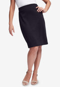 ponte knit skirt