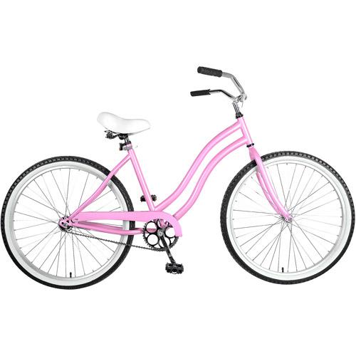 Cycle Force Group Cruiser Bike, 26 In. Wheels, 18 In. Frame, Women's Bike, Pink