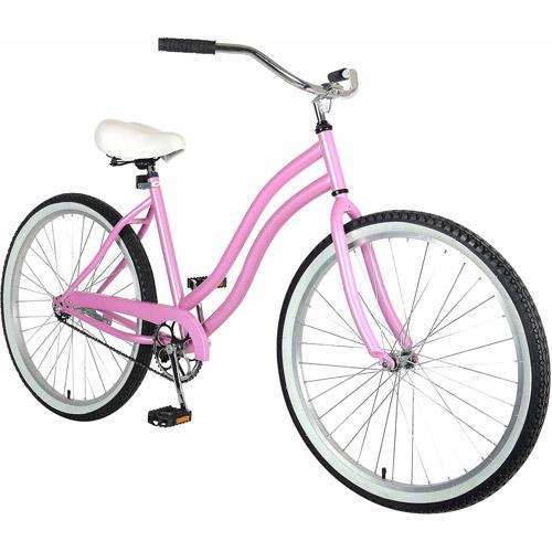 Cycle Force Group Cruiser Bike, 26 In. Wheels, 18 In. Frame, Women's Bike, Pink