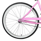 Cycle Force Group Cruiser Bike, 26 In. Wheels, 18 In. Frame, Women's Bike, Pink
