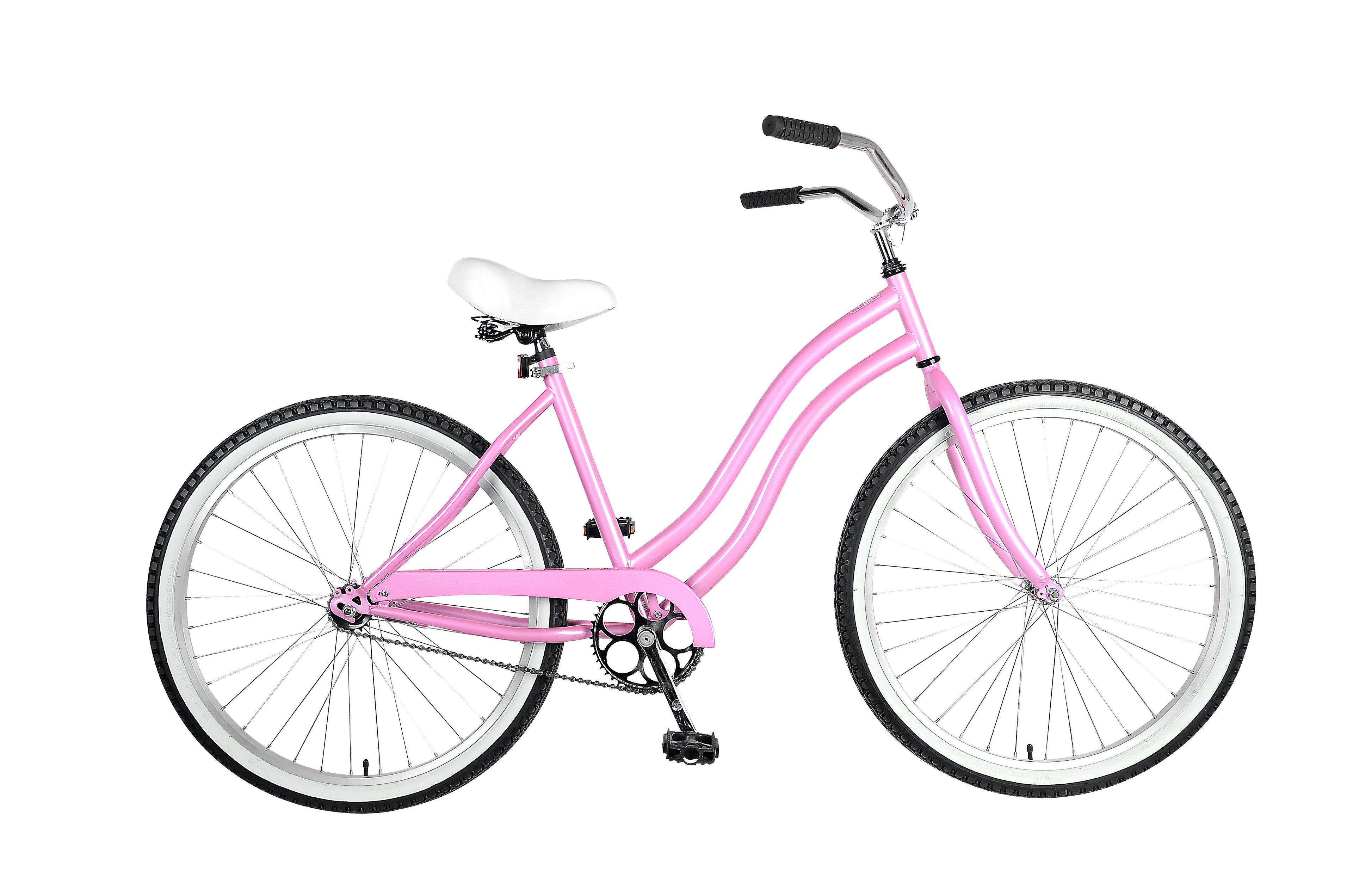Cycle Force Group Cruiser Bike, 26 In. Wheels, 18 In. Frame, Women's Bike, Pink