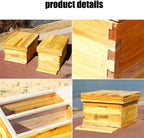 beehive house, 10 frame wood outdoor beehive bee box, w/10 nest frame,beekeeping supplies equipment tool, bee box for beekeeper starter, easy to install