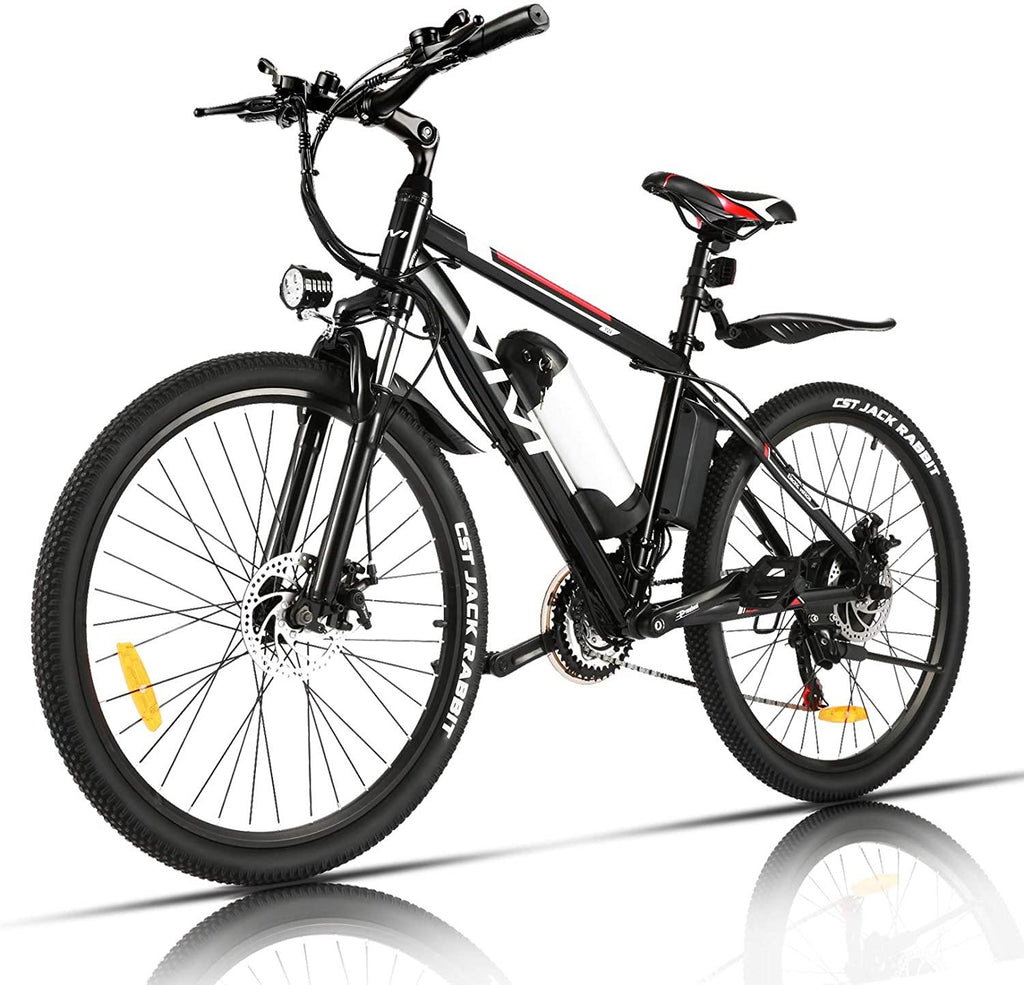VIVI Electric Bike Electric Mountain Bike 26" Electric Bicycles for Adults, 350W Motor Ebike, 36V,8AH Battery, 3 Electric Modes and 21 Speed Gears, 20MPH Speed