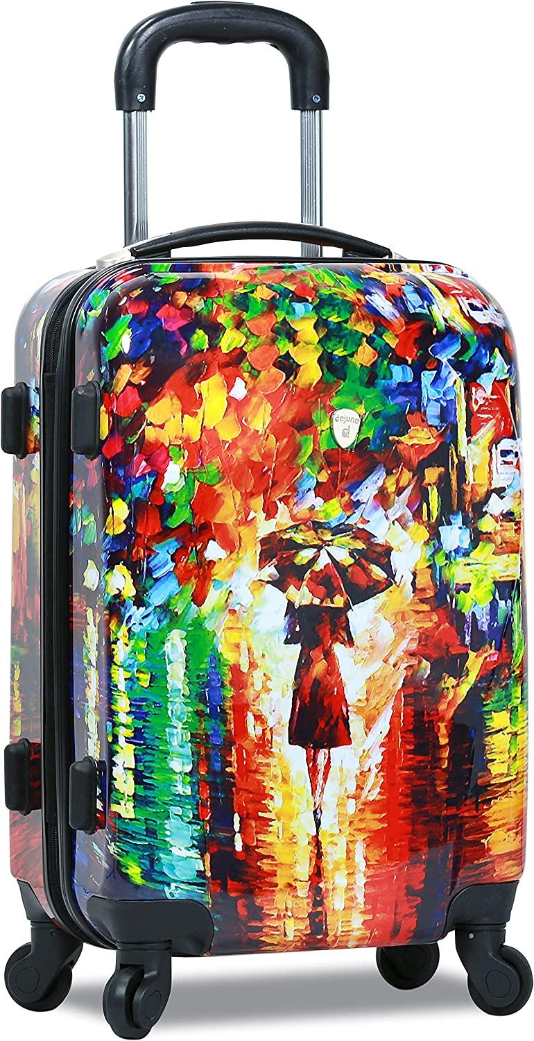 Women's 3-Piece Lightweight Hardside Spinner Upright Luggage Set, Multicolor, One Size
