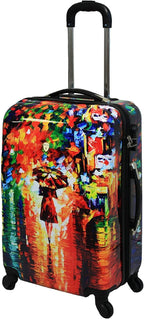 Women's 3-Piece Lightweight Hardside Spinner Upright Luggage Set, Multicolor, One Size