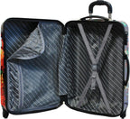 Women's 3-Piece Lightweight Hardside Spinner Upright Luggage Set, Multicolor, One Size
