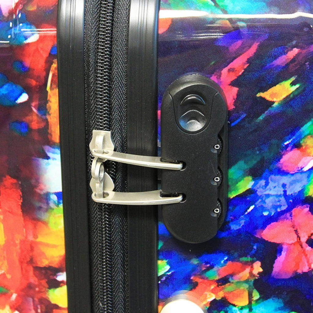 Women's 3-Piece Lightweight Hardside Spinner Upright Luggage Set, Multicolor, One Size