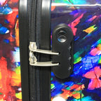 Women's 3-Piece Lightweight Hardside Spinner Upright Luggage Set, Multicolor, One Size