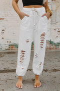 joggers - ivory