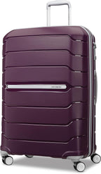 form Hardside Expandable with Double Spinner Wheels, Amethyst Purple, Checked-Large 28-Inch