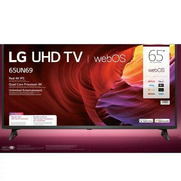 lg 65" class 4k uhd 2160p smart tv 65un6955zuf
