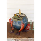 8 qt. Multi-Color Metal Recycled Frog Cooler