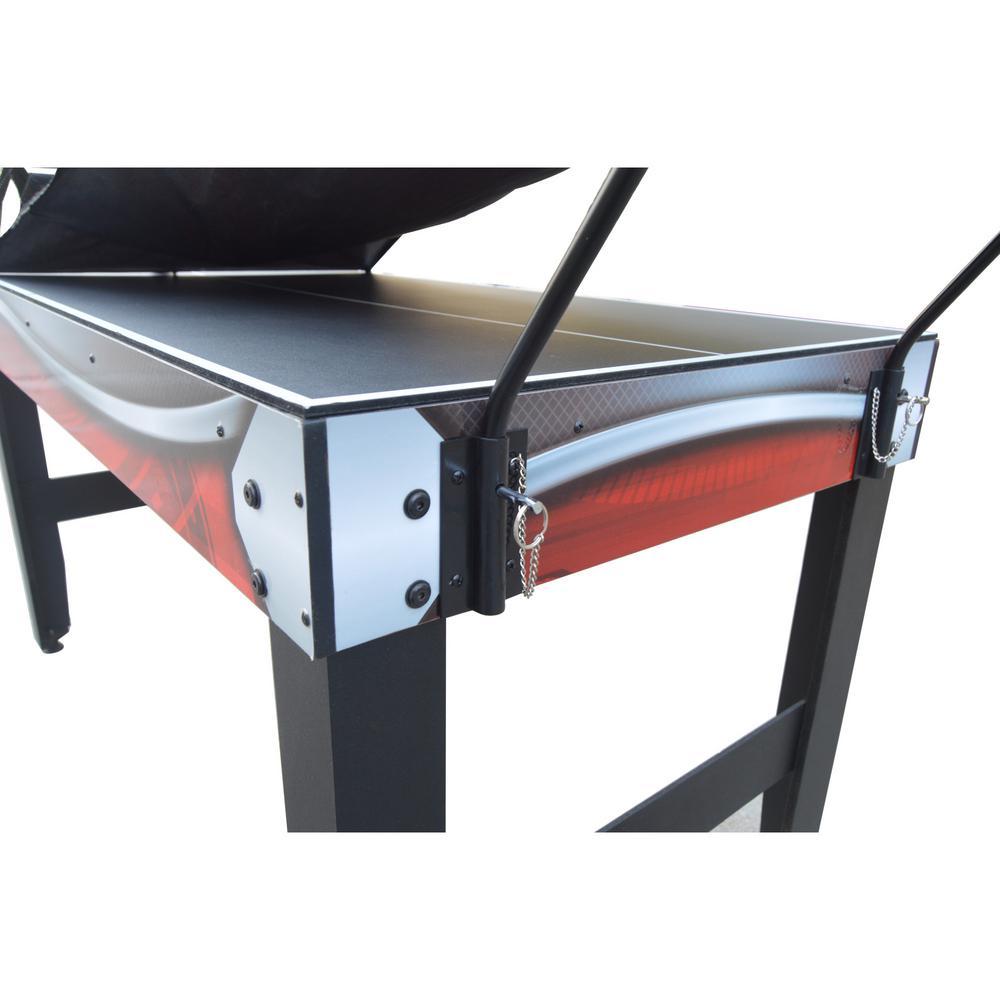54 in. Scout 4-in-1 Multi-Game Table with Basketball, Air Hockey, Table Tennis and Dry Erase Board