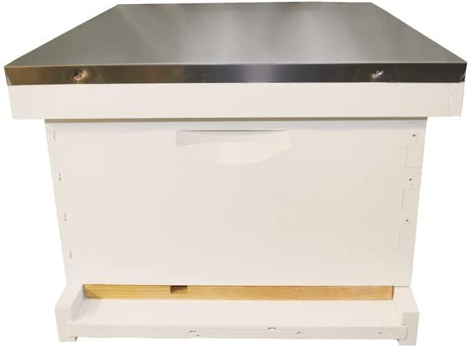 10-frame complete painted hive kit, assembled, made in the usa