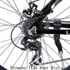 U`Adult Mountain Bike 27.5 Inch,Men Mountain Bike  24-Speed MTB Bikes 17 Inch Aluminum Frame Mountain Bikes for Men with Dual Disc Brake and Full Suspension Fork