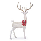 8.5 ft Warm White LED Giant Buck with Bow Holiday Yard Decoration