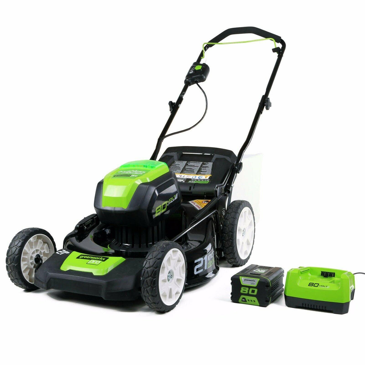 New GreenWorks 25302 40V Twin Force Lawn Mower w/ battery and charger