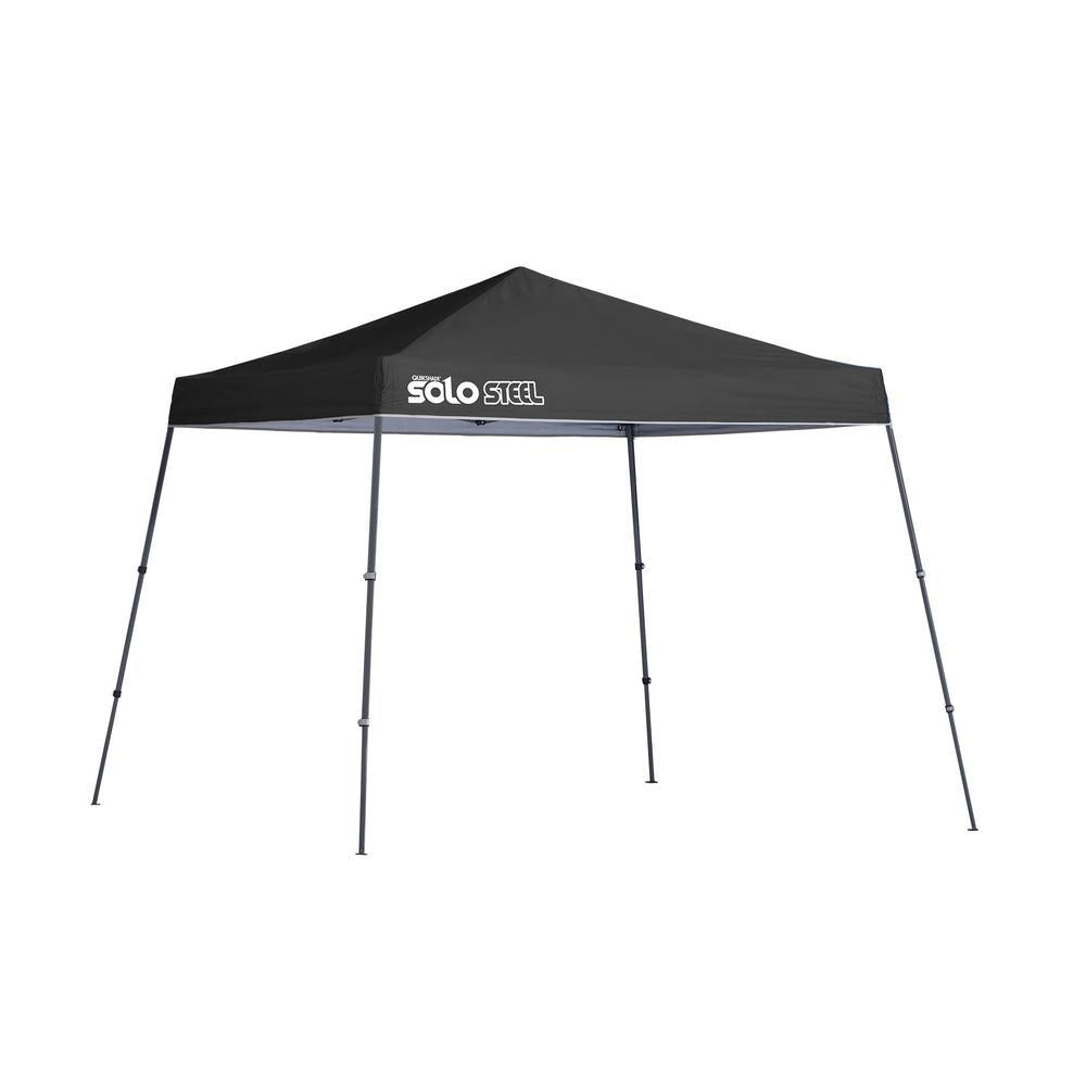 10 ft. x 10 ft. Black Slant Leg Canopy