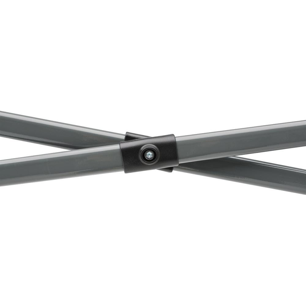 10 ft. x 10 ft. Black Slant Leg Canopy