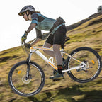 Max4out Mountain Bike 26-inch 27.5-inch Wheels, 21 Speed with High Carbon Steel Frame, Double Disc Brake, Front Suspension Anti-Slip Bikes