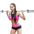 Fitness Olympic Barbell Bar 7ft Standard 2-Inch Center Holes Weight Bar for Power Lifting&amp;Weightlifting with Ring Collars Workout Bar Barbell