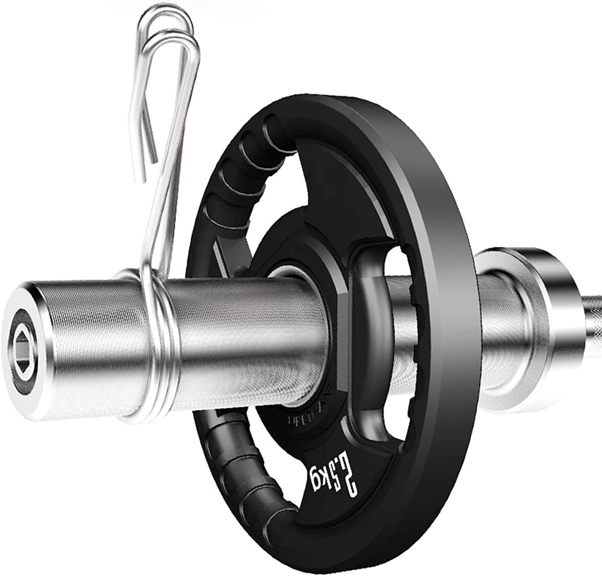 Dripex Olympic Bar for Weightlifting and Power Lifting Barbell, 1000-Pound Capacity