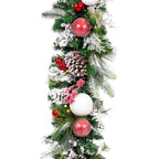 9 ft. Pre-Lit LED Frosted Wonderland Garland