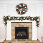 9 ft. Pre-Lit LED Frosted Wonderland Garland