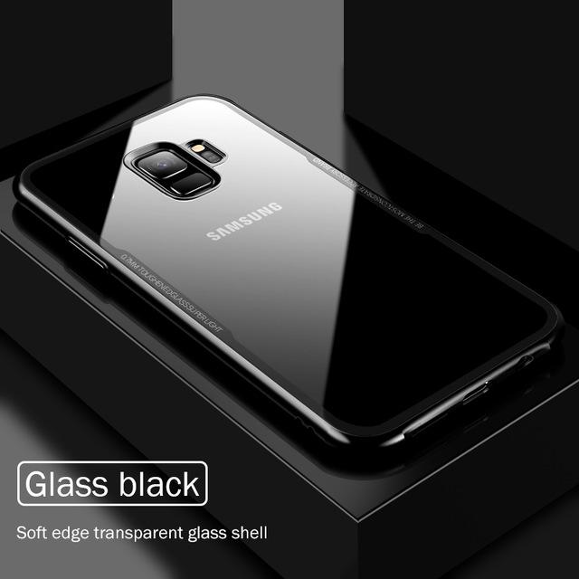 Phone Case - Luxury Tempered Glass Phone Case For Samsung NOTE 8 S9 S8/Plus S7Edge