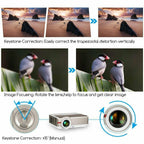 hd android wifi projector home theater proyector 150'' movie tv youtube netflix