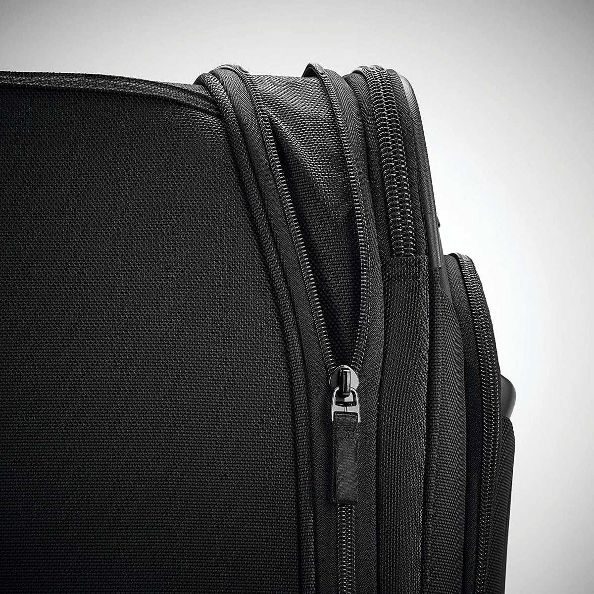 Pro Travel Softside Expandable Luggage with Spinner Wheels, Black, Carry-On 21-Inch