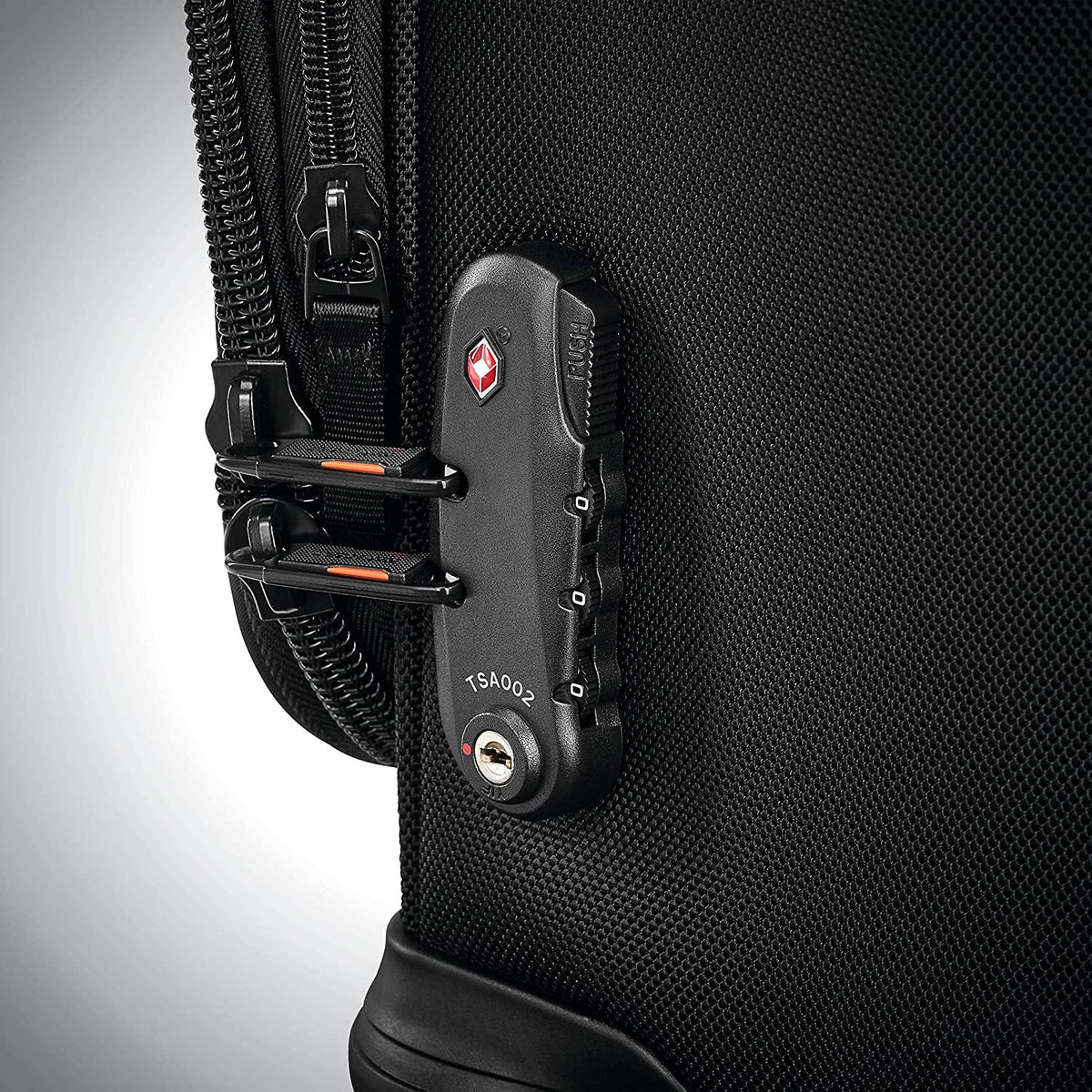 Pro Travel Softside Expandable Luggage with Spinner Wheels, Black, Carry-On 21-Inch