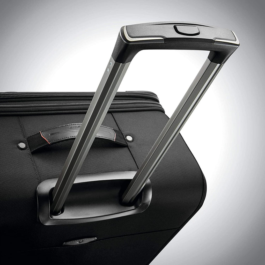 Pro Travel Softside Expandable Luggage with Spinner Wheels, Black, Carry-On 21-Inch
