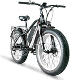 Cyrusher XF650 1000W Electric Mountain Bike 264 inch Fat Tire e-Bike 7 Speeds Beach Cruiser Mens Sports Mountain Bike for Adults,48V 13AH Lithium Battery Beach Cruiser for Adults