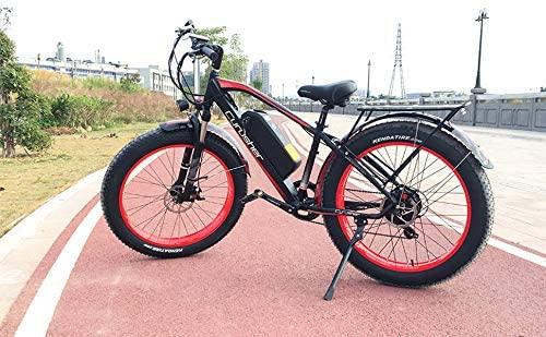 Cyrusher XF650 1000W Electric Mountain Bike 264 inch Fat Tire e-Bike 7 Speeds Beach Cruiser Mens Sports Mountain Bike for Adults,48V 13AH Lithium Battery Beach Cruiser for Adults