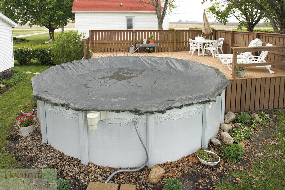 28' round winter pool cover above ground arctic armor gorilla 20 year warranty