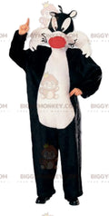 BIGGYMONKEYmascot costume of Sylvester, cartoon character Tweety &amp; Sylvester