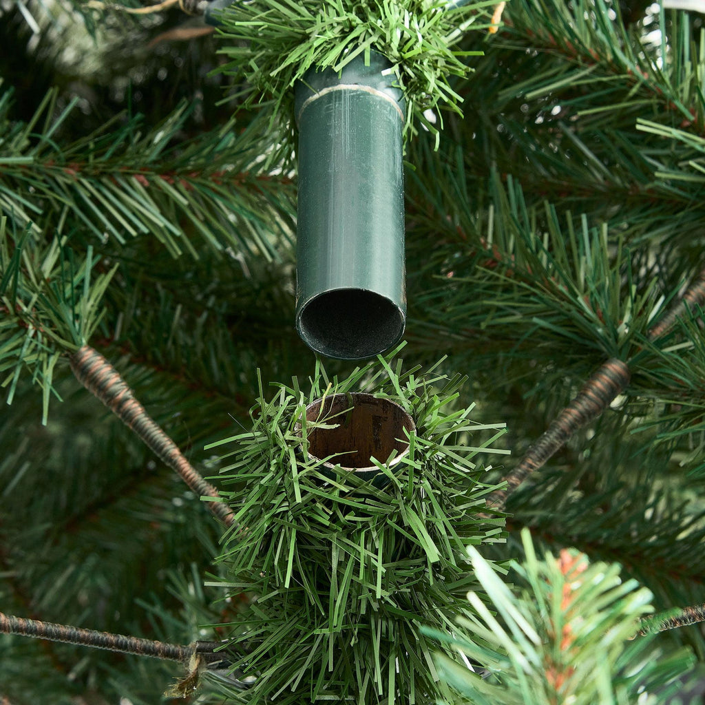 Holiday Time 7.5-Foot Pre-Lit Glittering Frost Pine Tree