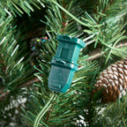 Holiday Time 7.5-Foot Pre-Lit Glittering Frost Pine Tree