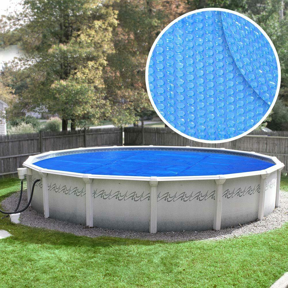 robelle heavy-duty solar cover for above ground swimming pools, 15-foot pools
