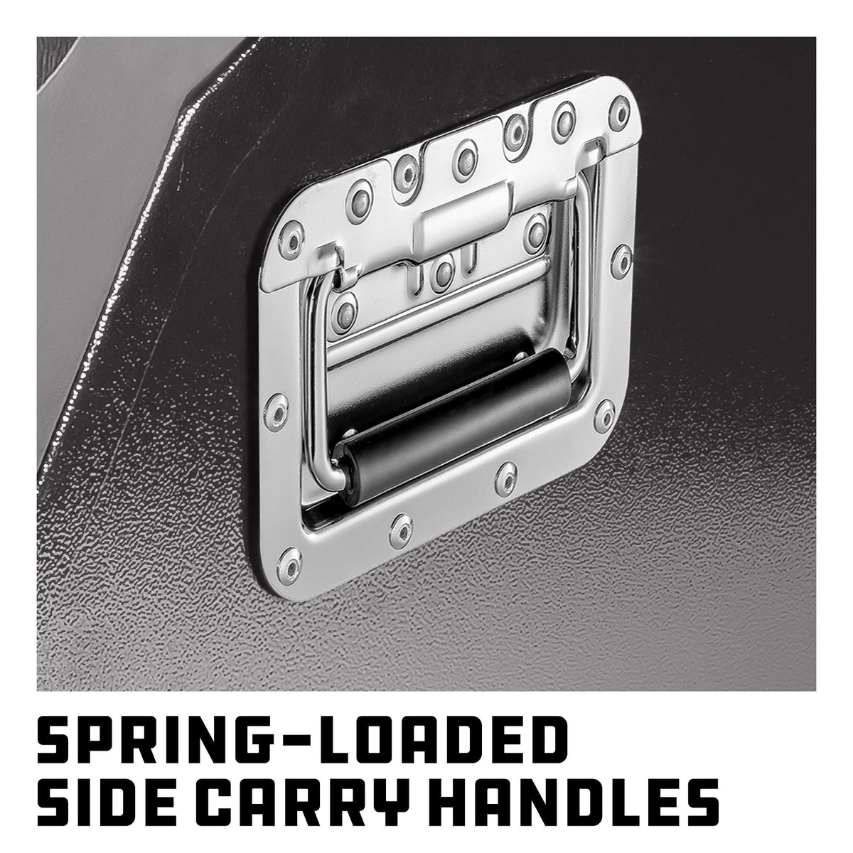 26 Inch Portable Slant Front Rapid Toolbox Tiered Tool Holders, 16 GauSteel, Weather-Resistant Lockable Magnetic Lid, Grey - 240102