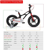 RoyalBaby Kids Bike Boys Girls Space Shuttle Black 18 Inch Magnesium 2 Hand Disc Brakes Kickstand