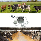 huidazhou cow milking machine pump milker machine, 7l auto-stop device for cow livestock household farm, stainless steel food grade bucket milking device