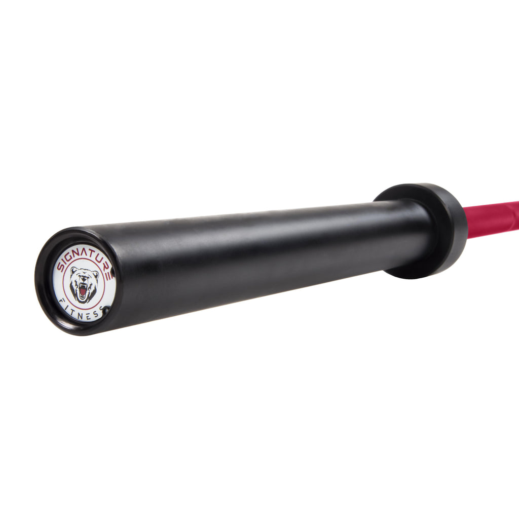 Signature Fitness Cerakote Series Olympic Barbell, 190,000 PSI Rated for 1500-Pound Capacity