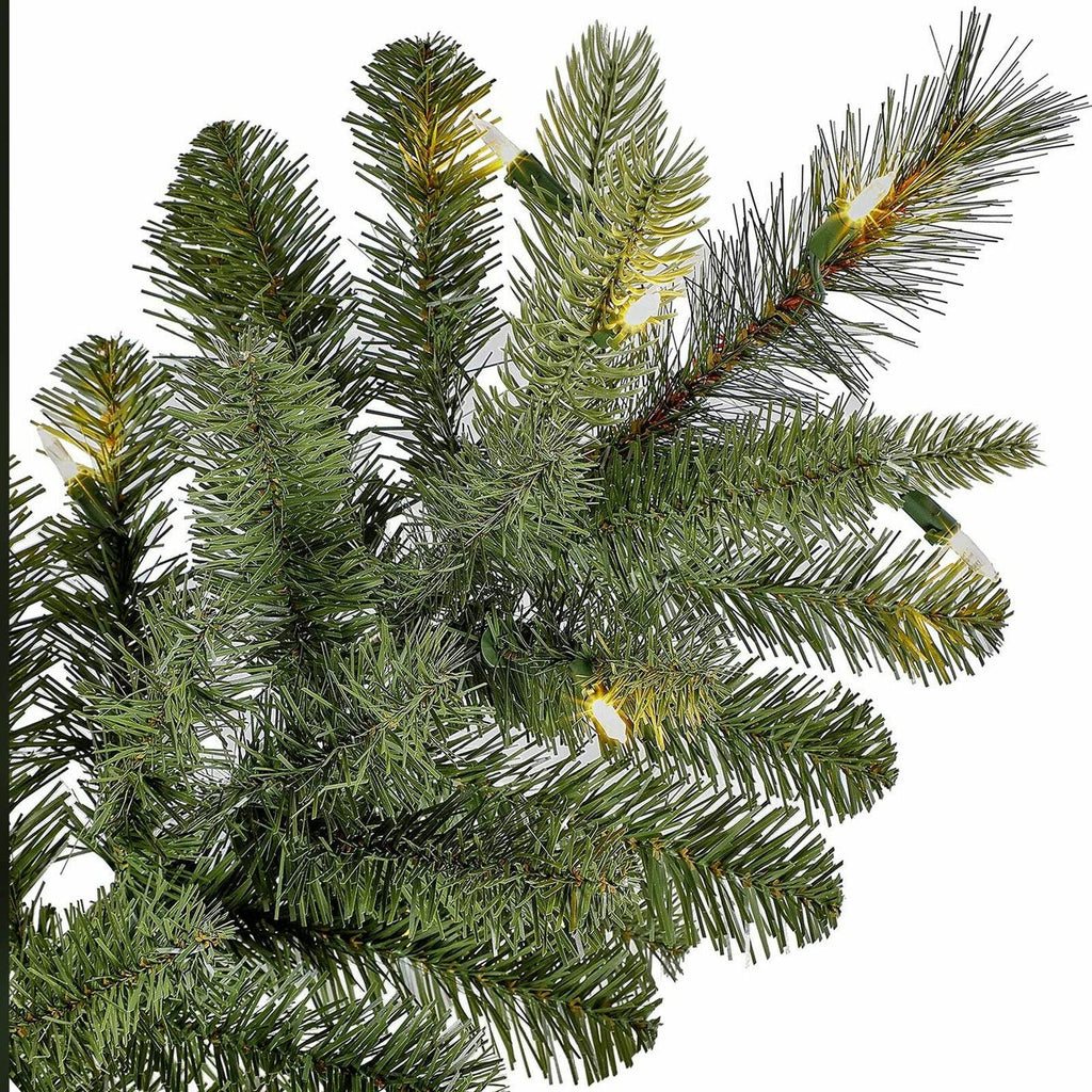 Evergreen Classics 9 Foot PreLit Norway Spruce Artificial Christmas Holiday Tree