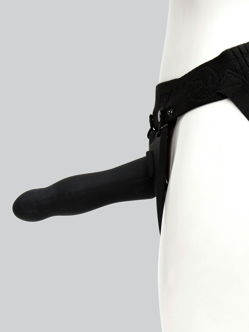 Doc Johnson Silicone Hollow Strap-On Kit (4 Piece), Black