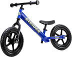 Strider 2-in-1 RocBase and 12" Classic  Bike Blue Combo, Ages 6-24 Months